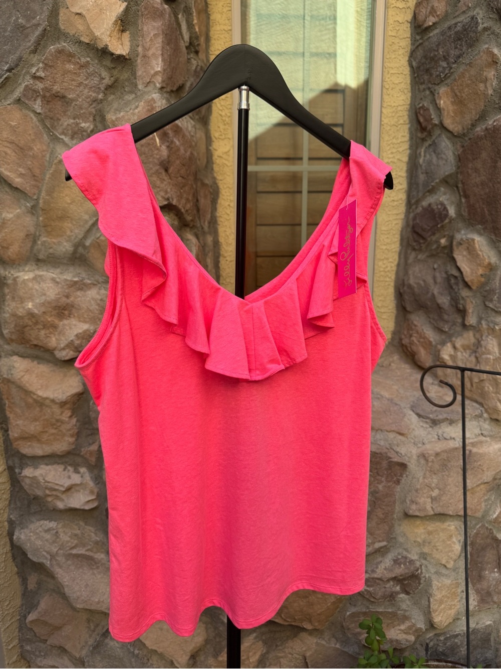 Lilly Pulitzer Alessa Ruffle Tank Top